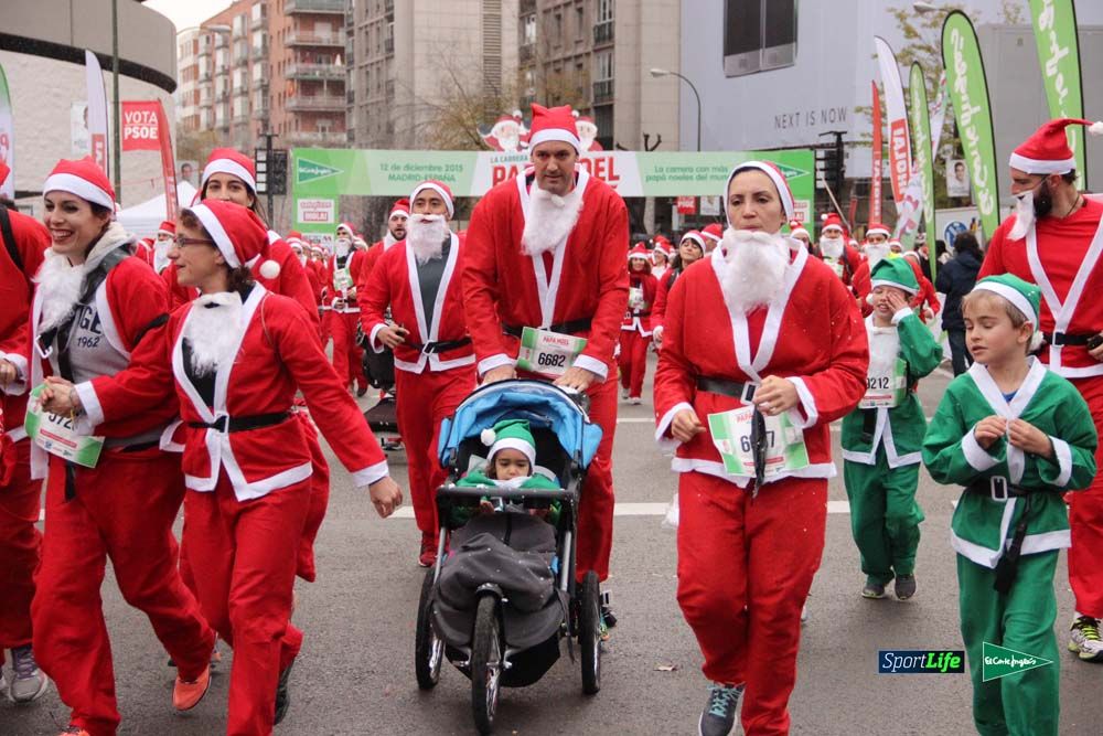Galería de la Carrera de Papá Noel, ambiente y salida