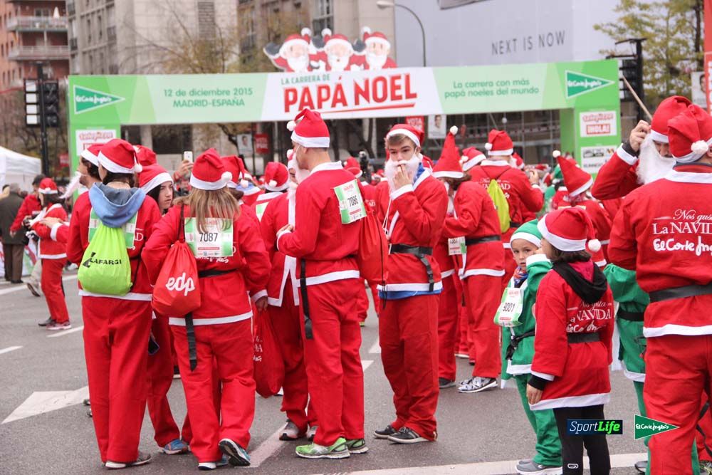 Galería de la Carrera de Papá Noel, ambiente y salida