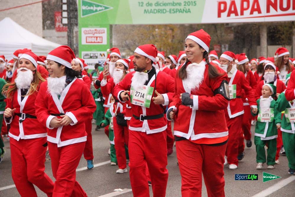 Galería de la Carrera de Papá Noel, ambiente y salida