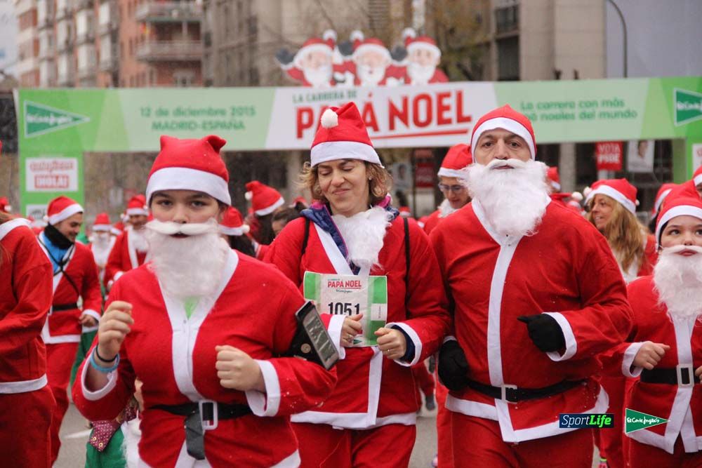 Galería de la Carrera de Papá Noel, ambiente y salida