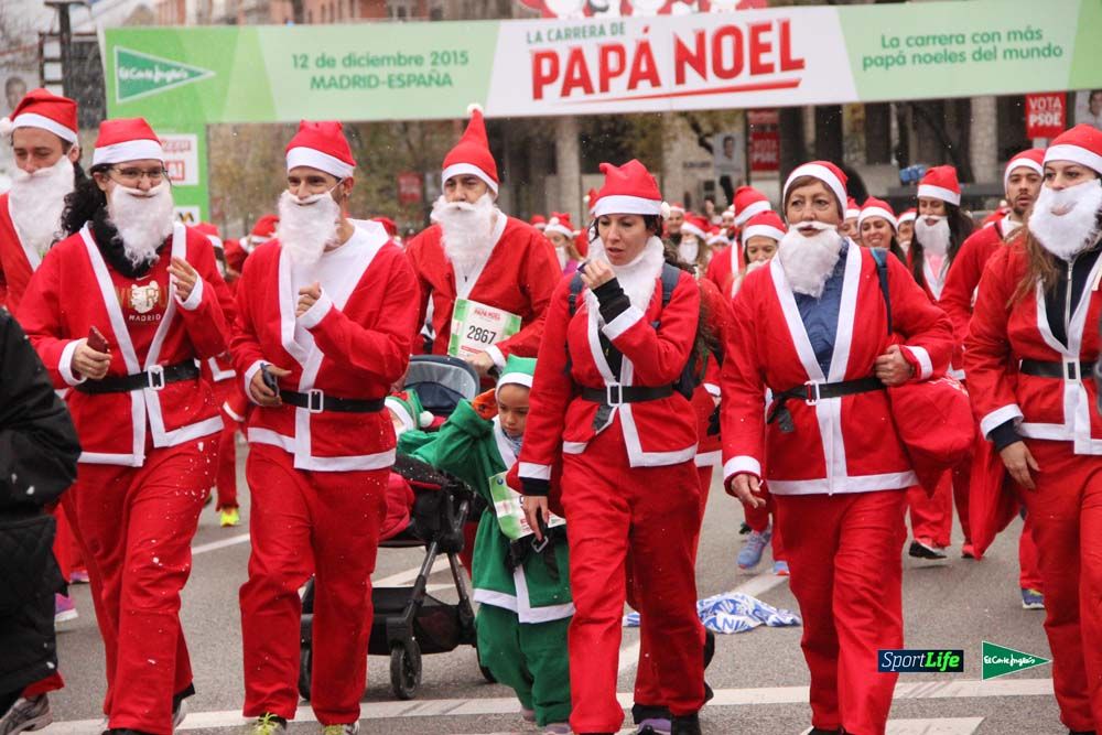 Galería de la Carrera de Papá Noel, ambiente y salida