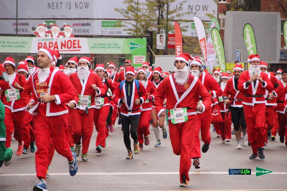 Galería de la Carrera de Papá Noel, ambiente y salida