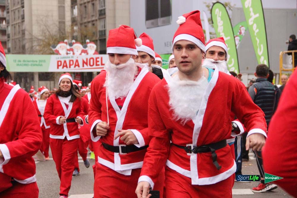 Galería de la Carrera de Papá Noel, ambiente y salida