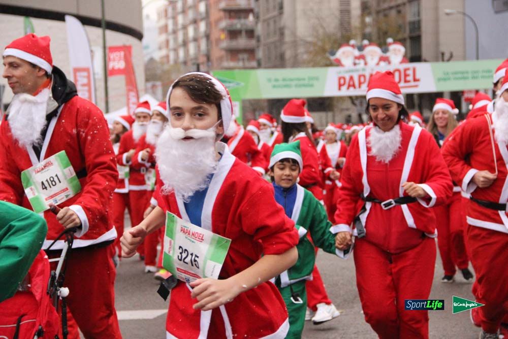 Galería de la Carrera de Papá Noel, ambiente y salida