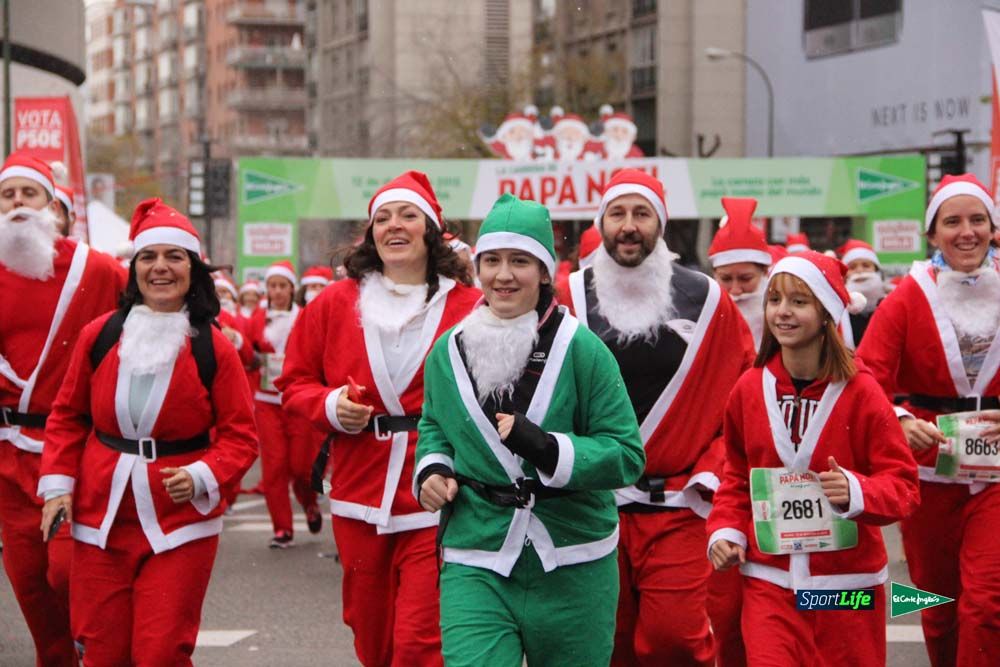 Galería de la Carrera de Papá Noel, ambiente y salida