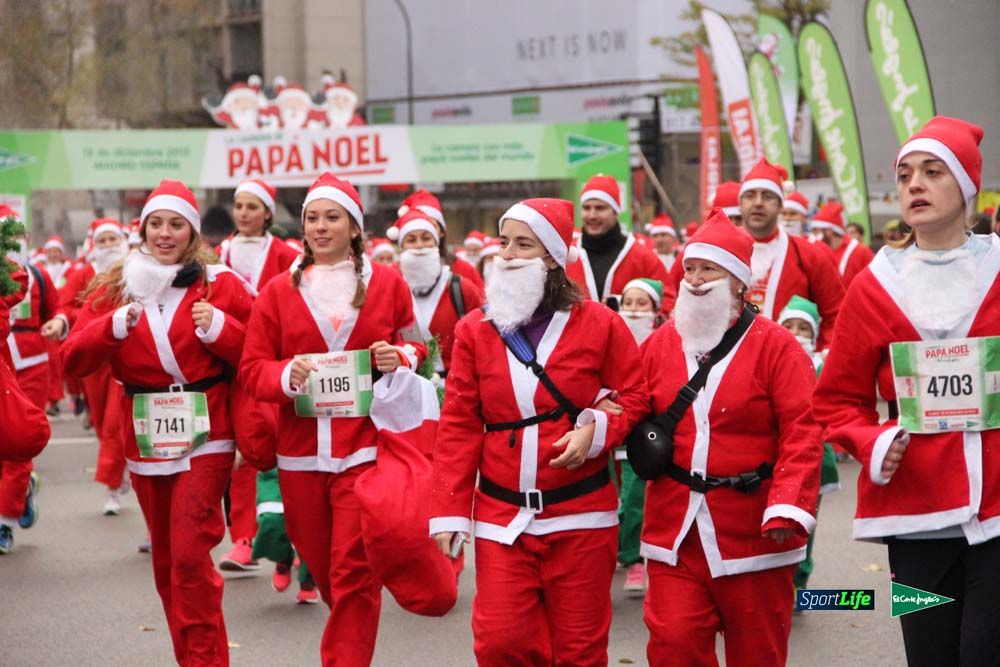 Galería de la Carrera de Papá Noel, ambiente y salida