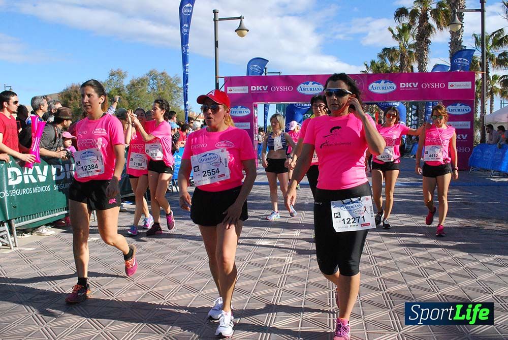 Carrera de la Mujer Valencia 2016 de 00:30 a 00:39