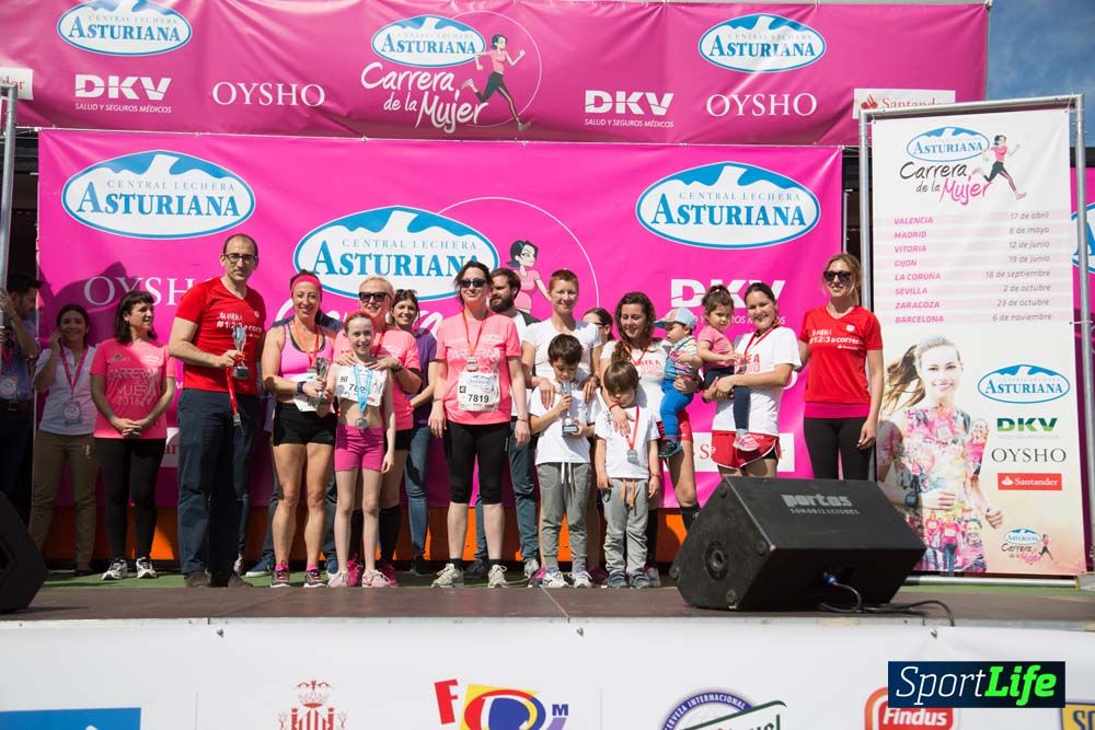 Carrera de la Mujer de Valencia 2016-podio