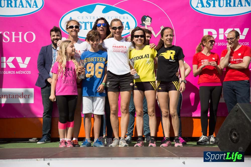 Carrera de la Mujer de Valencia 2016-podio