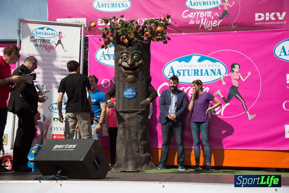 Carrera de la Mujer de Valencia 2016-podio