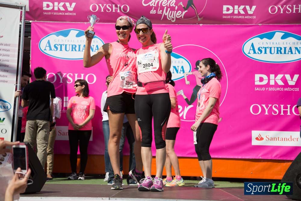 Carrera de la Mujer de Valencia 2016-podio