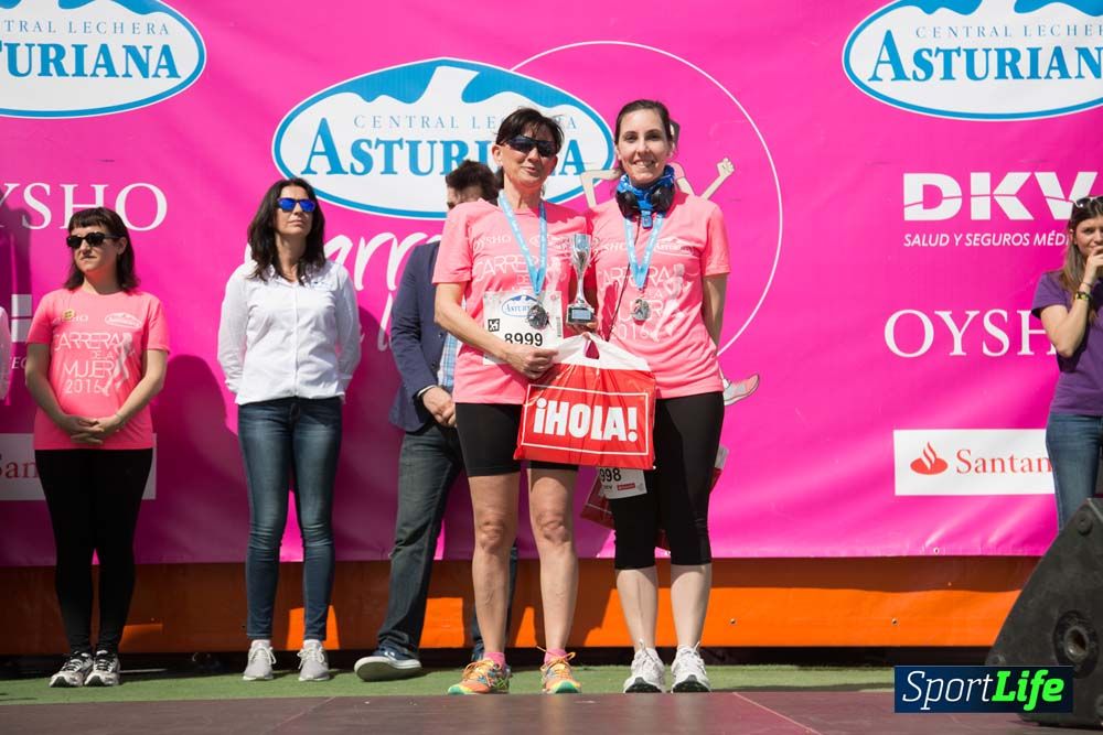 Carrera de la Mujer de Valencia 2016-podio