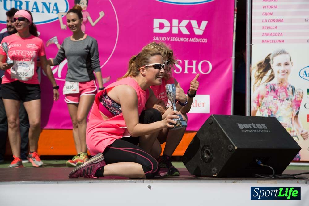 Carrera de la Mujer de Valencia 2016-podio