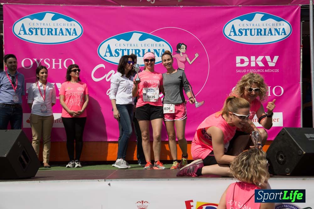 Carrera de la Mujer de Valencia 2016-podio