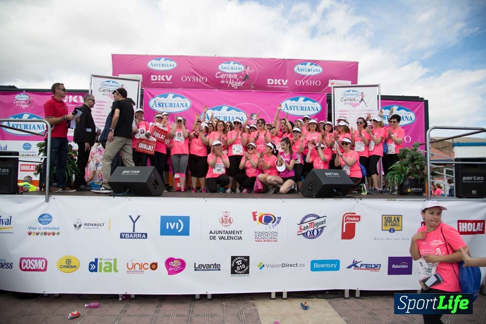 Carrera de la Mujer de Valencia 2016-podio