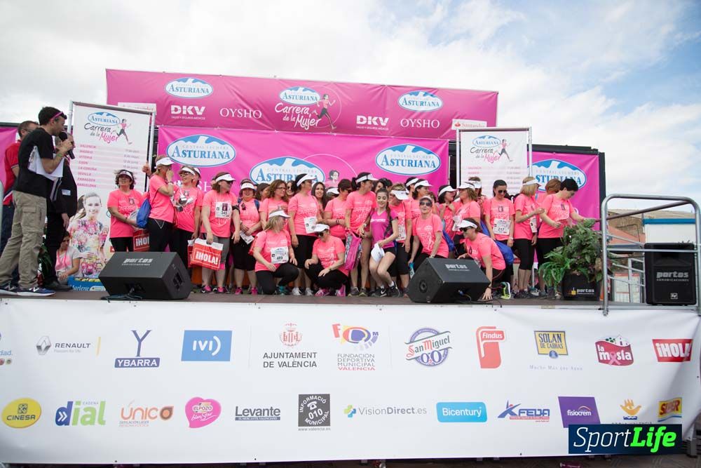 Carrera de la Mujer de Valencia 2016-podio