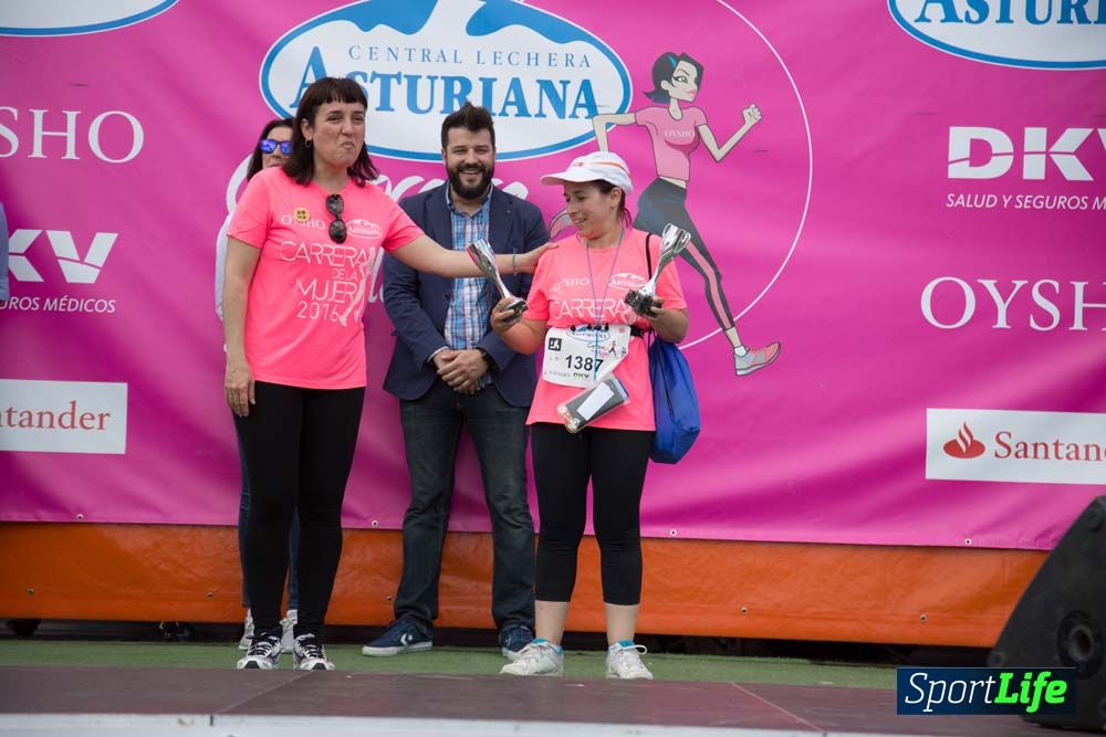 Carrera de la Mujer de Valencia 2016-podio