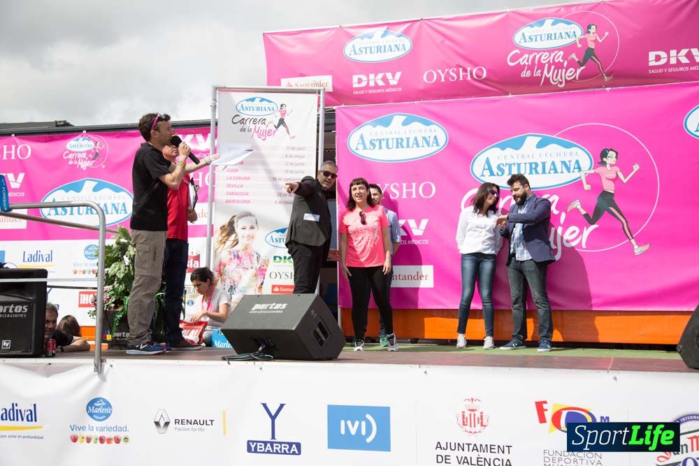 Carrera de la Mujer de Valencia 2016-podio