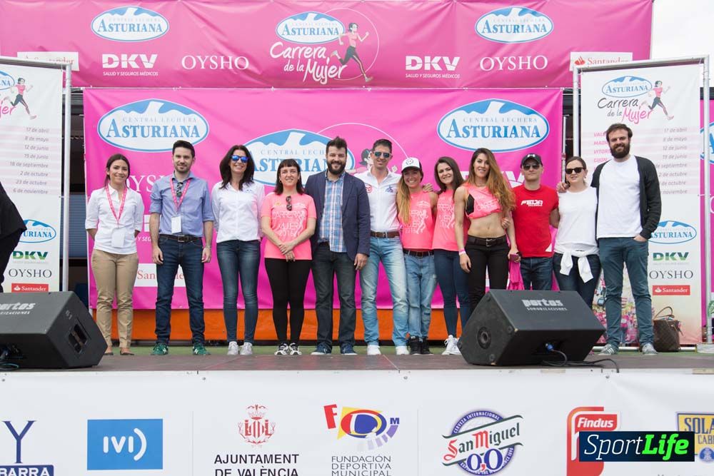 Carrera de la Mujer de Valencia 2016-podio