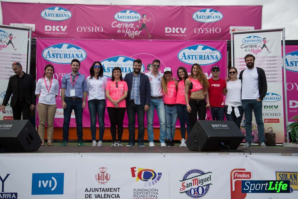 Carrera de la Mujer de Valencia 2016-podio