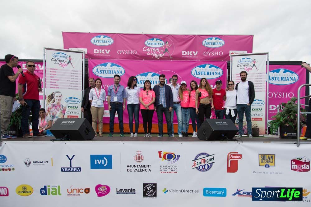 Carrera de la Mujer de Valencia 2016-podio