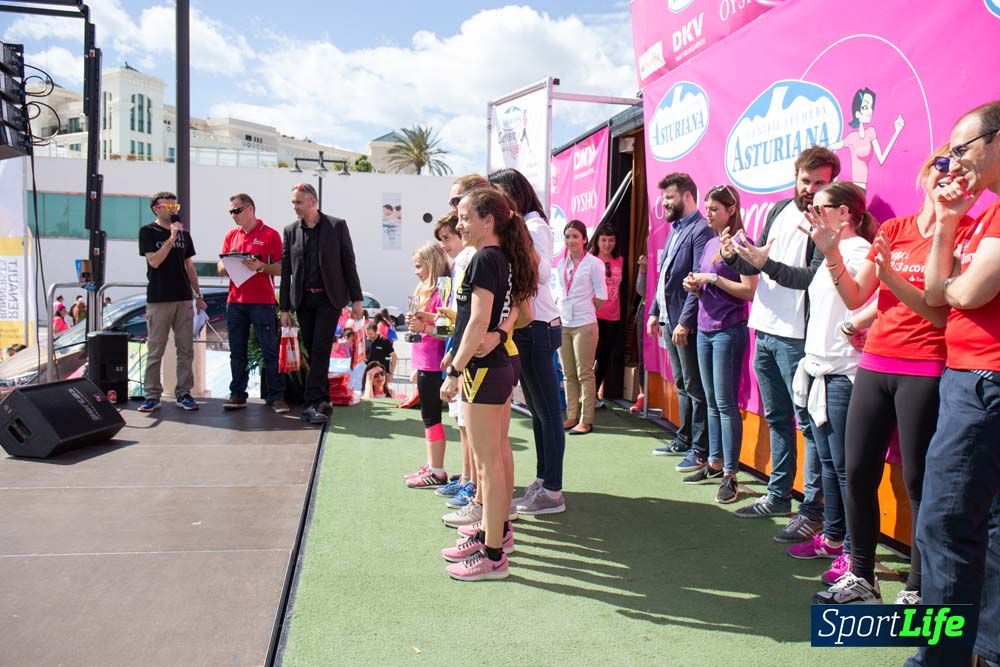 Carrera de la Mujer de Valencia 2016-podio