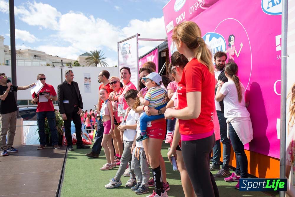 Carrera de la Mujer de Valencia 2016-podio