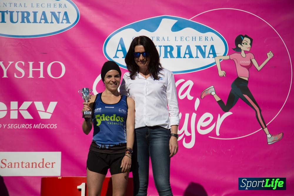Carrera de la Mujer de Valencia 2016-podio