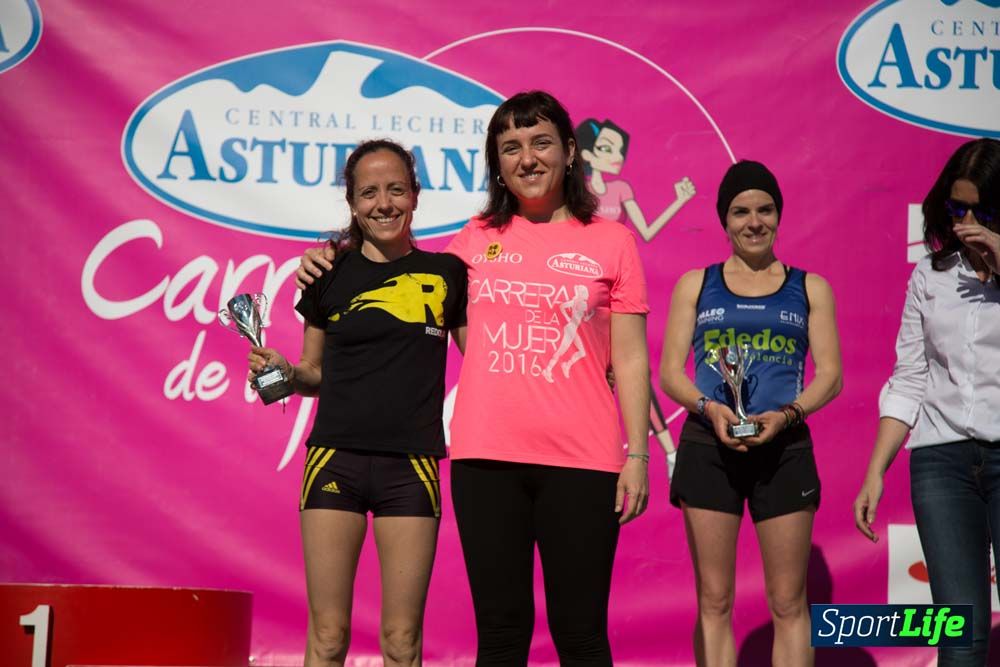 Carrera de la Mujer de Valencia 2016-podio