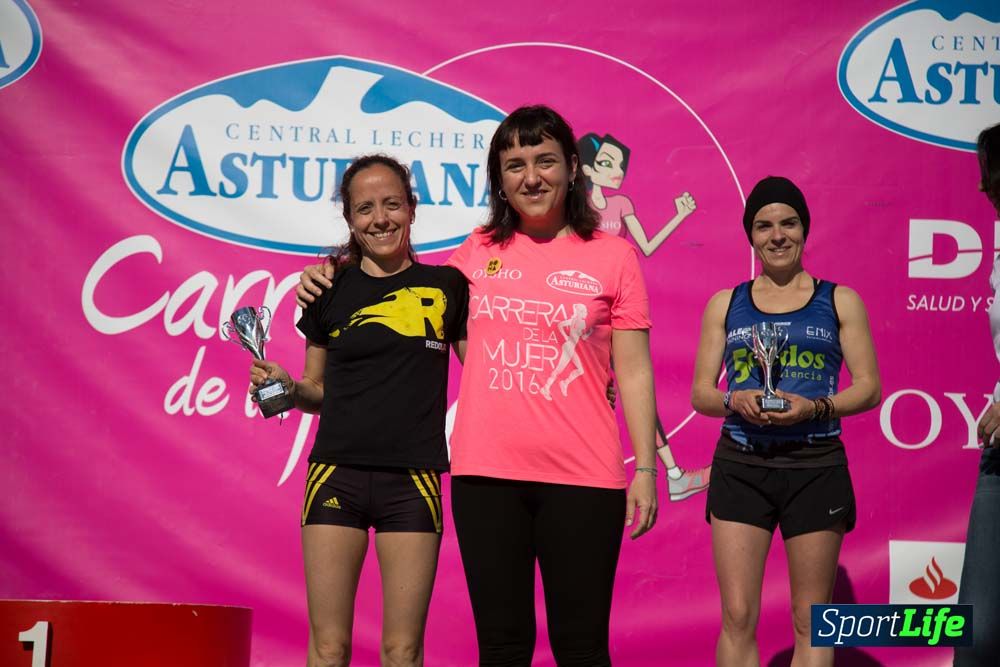 Carrera de la Mujer de Valencia 2016-podio