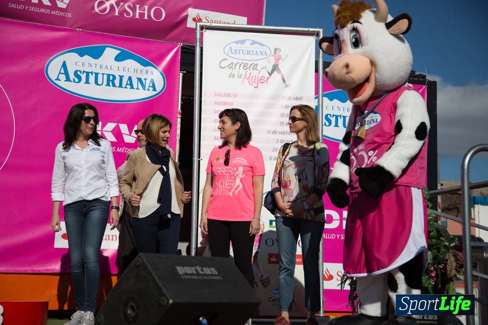 Carrera de la Mujer de Valencia 2016-podio