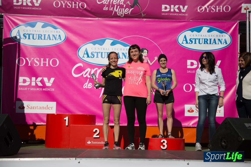 Carrera de la Mujer de Valencia 2016-podio