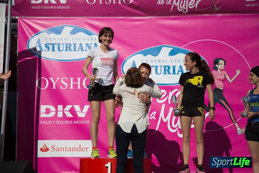 Carrera de la Mujer de Valencia 2016-podio