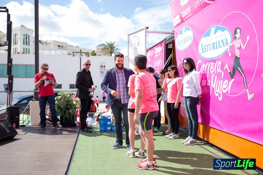 Carrera de la Mujer de Valencia 2016-podio
