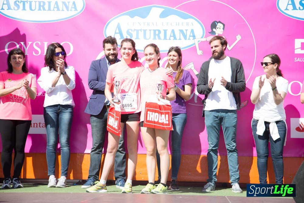 Carrera de la Mujer de Valencia 2016-podio