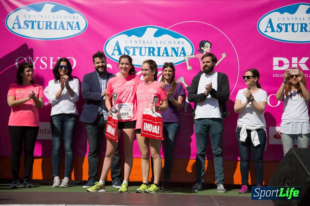 Carrera de la Mujer de Valencia 2016-podio