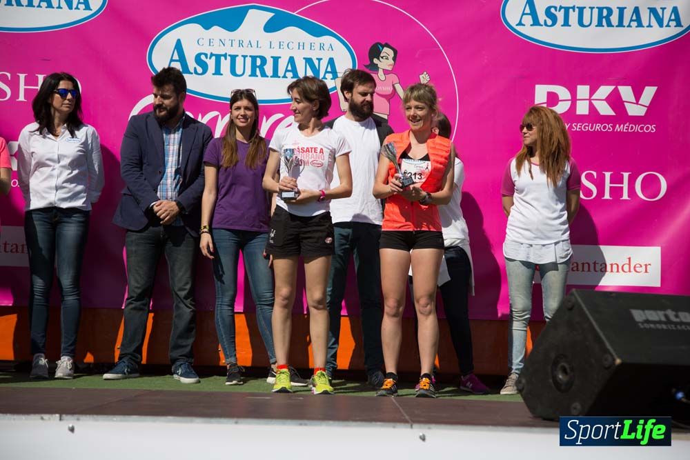 Carrera de la Mujer de Valencia 2016-podio