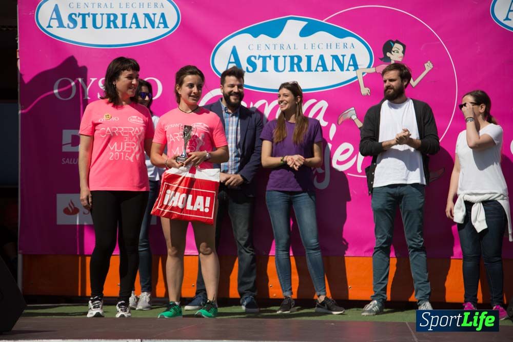 Carrera de la Mujer de Valencia 2016-podio