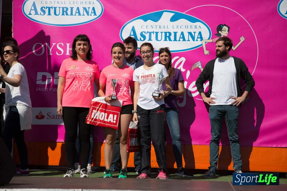 Carrera de la Mujer de Valencia 2016-podio