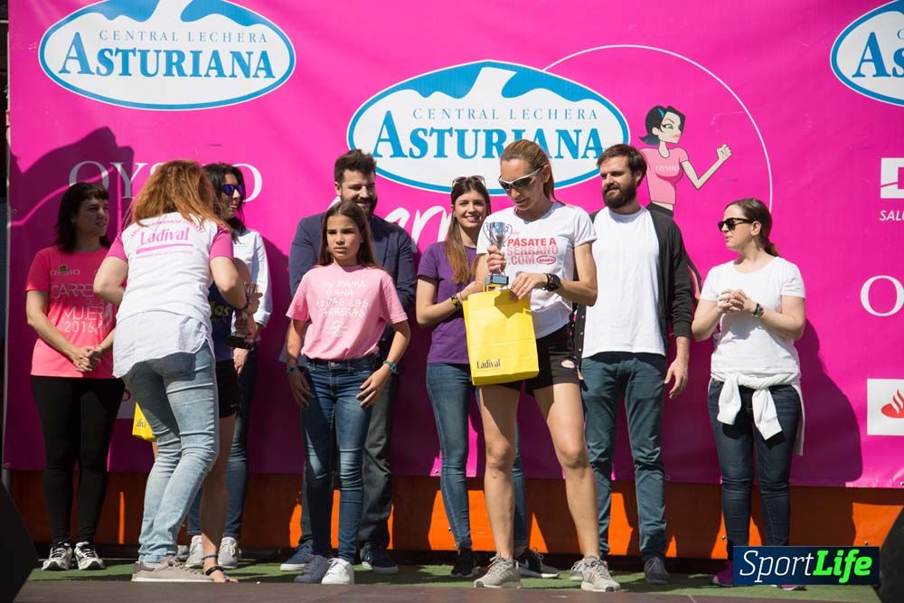 Carrera de la Mujer de Valencia 2016-podio