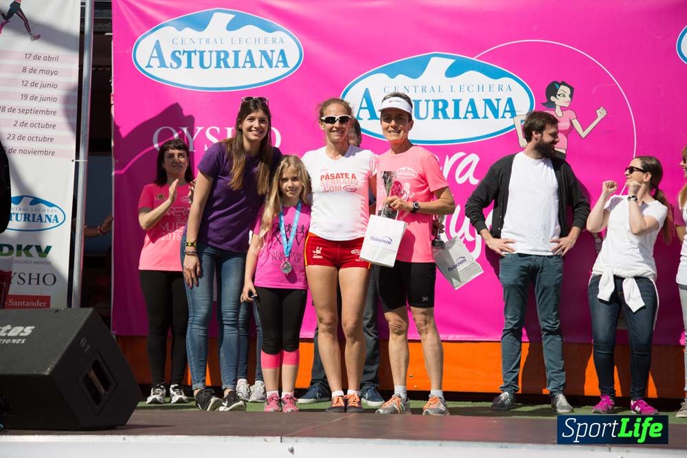 Carrera de la Mujer de Valencia 2016-podio