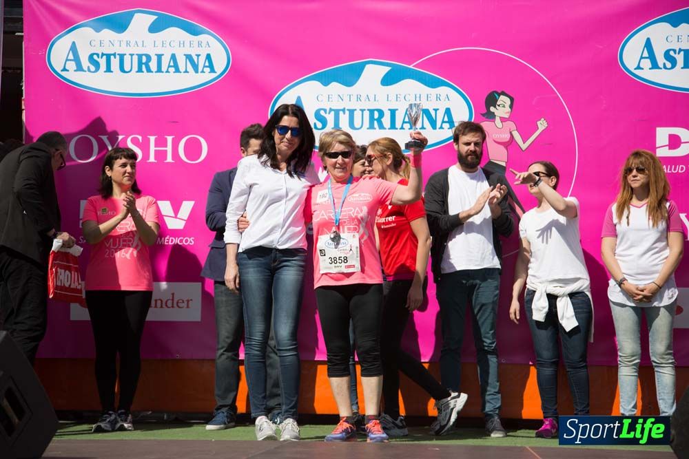 Carrera de la Mujer de Valencia 2016-podio