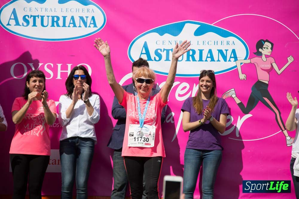 Carrera de la Mujer de Valencia 2016-podio