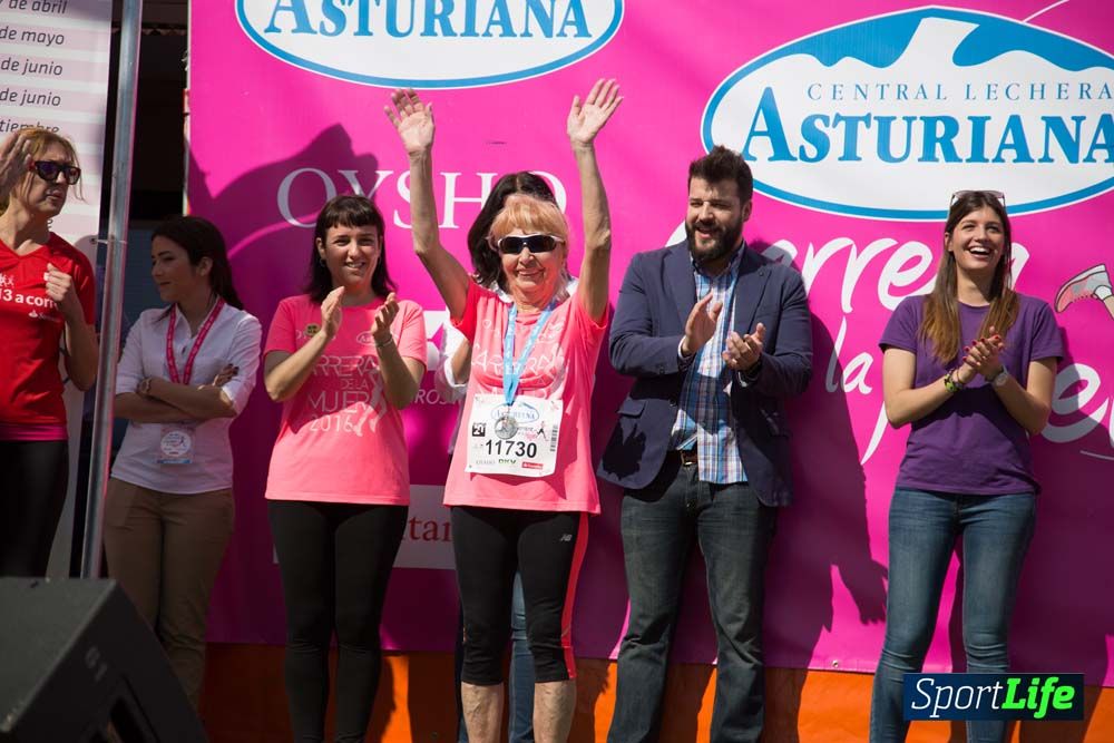 Carrera de la Mujer de Valencia 2016-podio