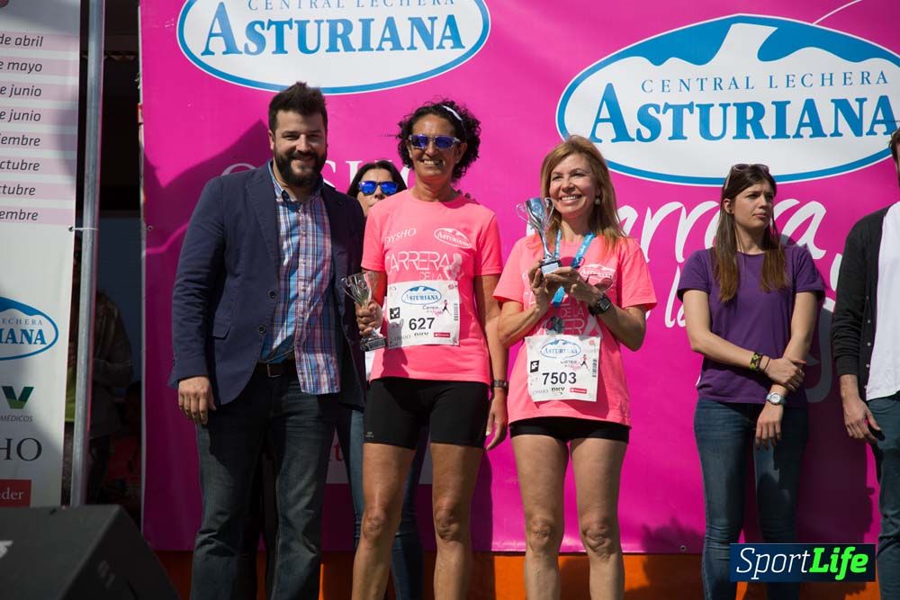 Carrera de la Mujer de Valencia 2016-podio
