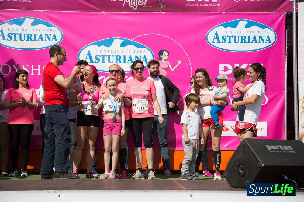 Carrera de la Mujer de Valencia 2016-podio