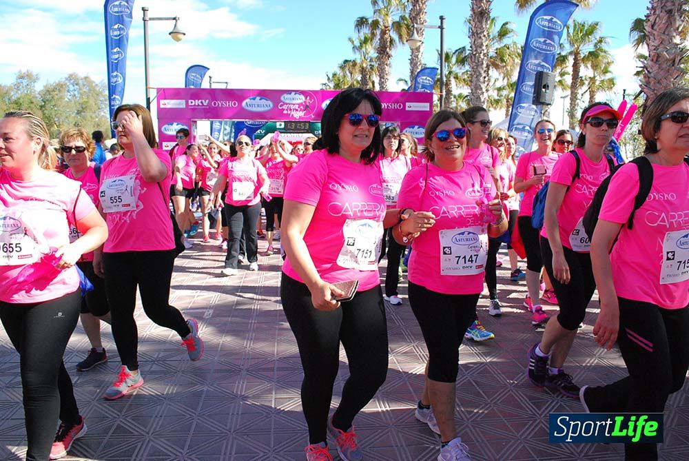 Carrera de la Mujer Valencia 2016: meta (de 01:32 a 01:41)