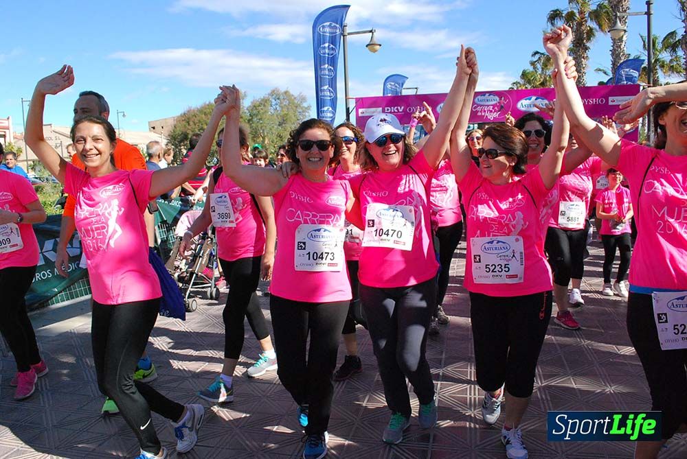 Carrera de la Mujer Valencia 2016: meta (de 01:32 a 01:41)