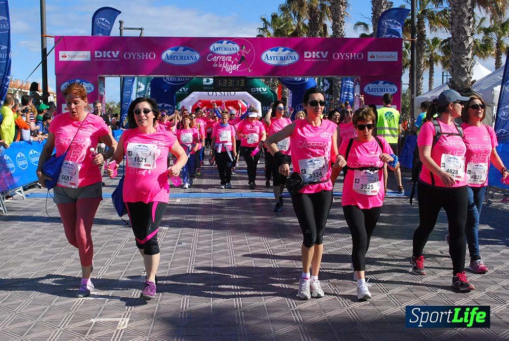 Carrera de la Mujer Valencia 2016: meta (de 01:32 a 01:41)