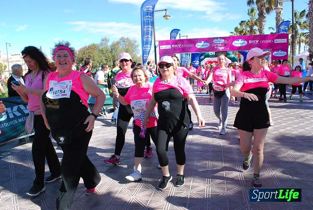 Carrera de la Mujer Valencia 2016: meta (de 01:32 a 01:41)